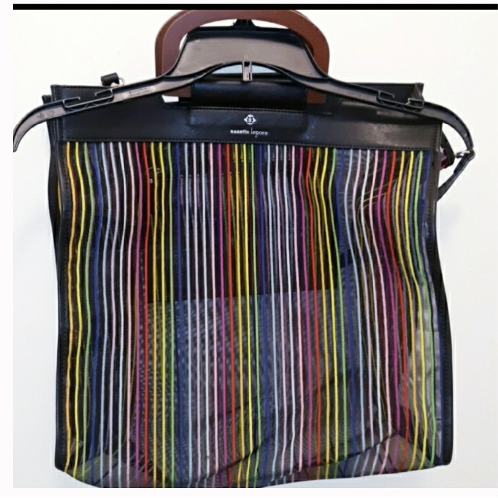 NANETTE LEPORE COLORFUL STRIPE BAG